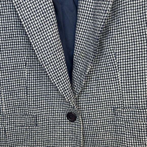 Classic Vintage Pendleton Houndstooth Blazer Size 14 (Runs Small) - Picture 10 of 14
